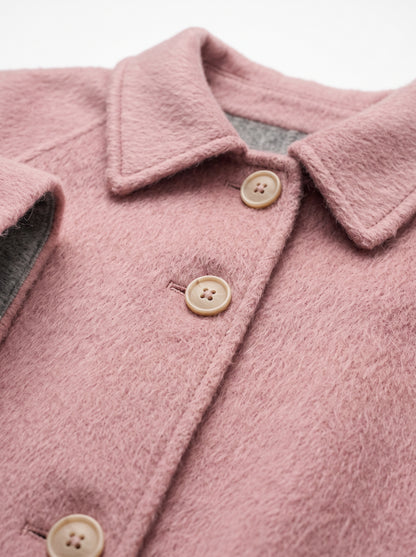Aurelle Reversible Double-Face Coat