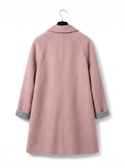 Aurelle Reversible Double-Face Coat